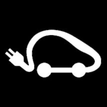 Jei vairuojate elektromobilį, galite važiuoti juosta, pažymėta elektromobilių simboliu.