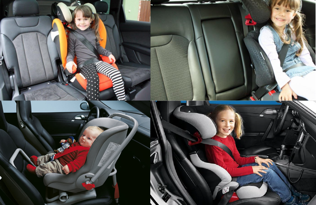Kokia saugiausia vieta automobilyje vežant vaikus?