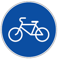 411. Dviračių takas (Leidžiama važiuoti dviračiais ir elektrinėmis mikrojudumo priemonėmis)