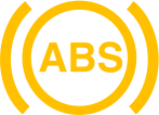 ABS-stabdžio įspėjamasis simbolis